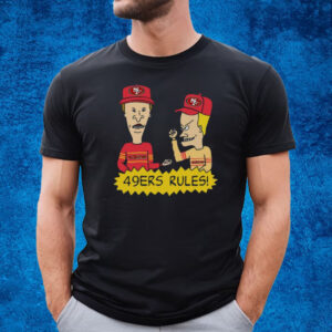 Beavis and Butt Head San Francisco 49ers Rules NFL T-Shirt