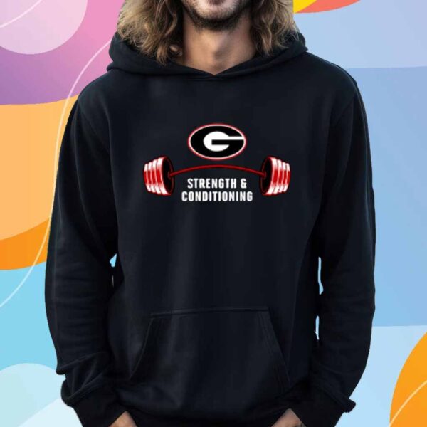 Bijan Robinson Wearing Uga Strength & Conditioning Shirt