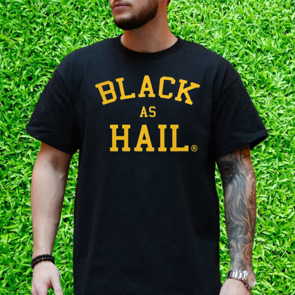 Black As Hail Michigan T Shirt