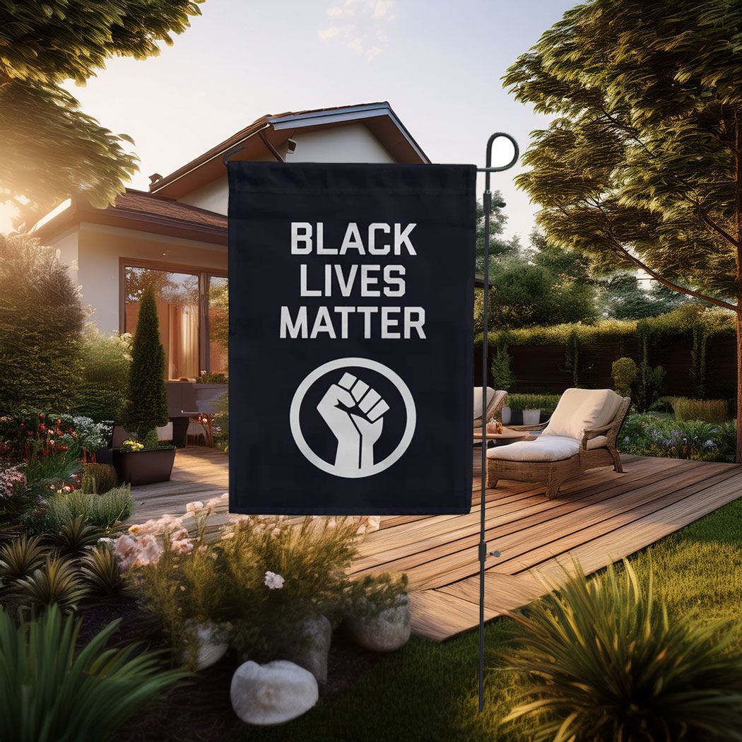 Black Lives Matter Garden Flag