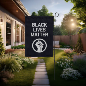 Black Lives Matter Garden Flag