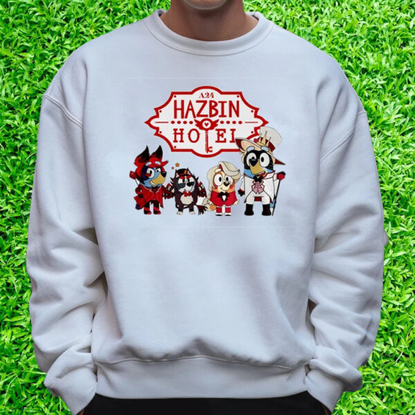 Bluey X Hazbin Hotel T-Shirt Sweatshirt