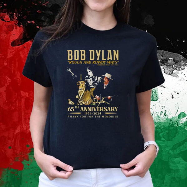 Bob Dylan Rough And Rowdy Ways Worldwide Tour 2021-2024 T-Shirts