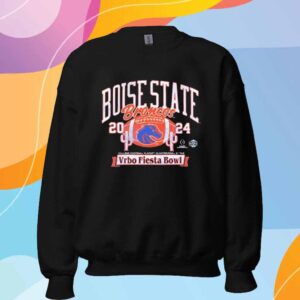 Boise State Broncos 2024 CFP Vrbo Fiesta Bowl Boise State Cactus T-Shirt