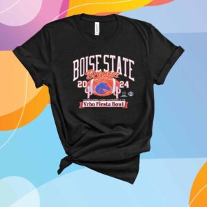 Boise State Broncos 2024 CFP Vrbo Fiesta Bowl Boise State Cactus T-Shirt
