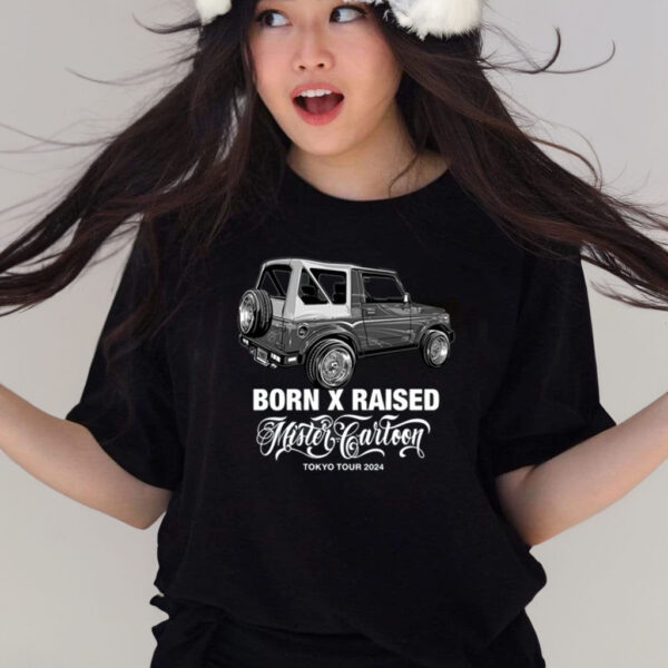 Born X Raised Mister Cartoon Tokyo Tour 2024 T Shirts