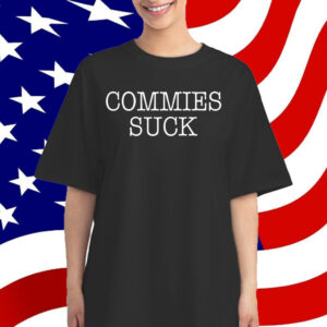 Bruce Ballou Wearing Commies Suck T-Shirt