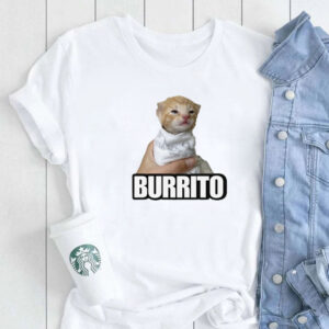 Burrito Cat Cringey T-Shirt