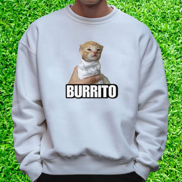 Burrito Cat Cringey T-Shirt Sweatshirt