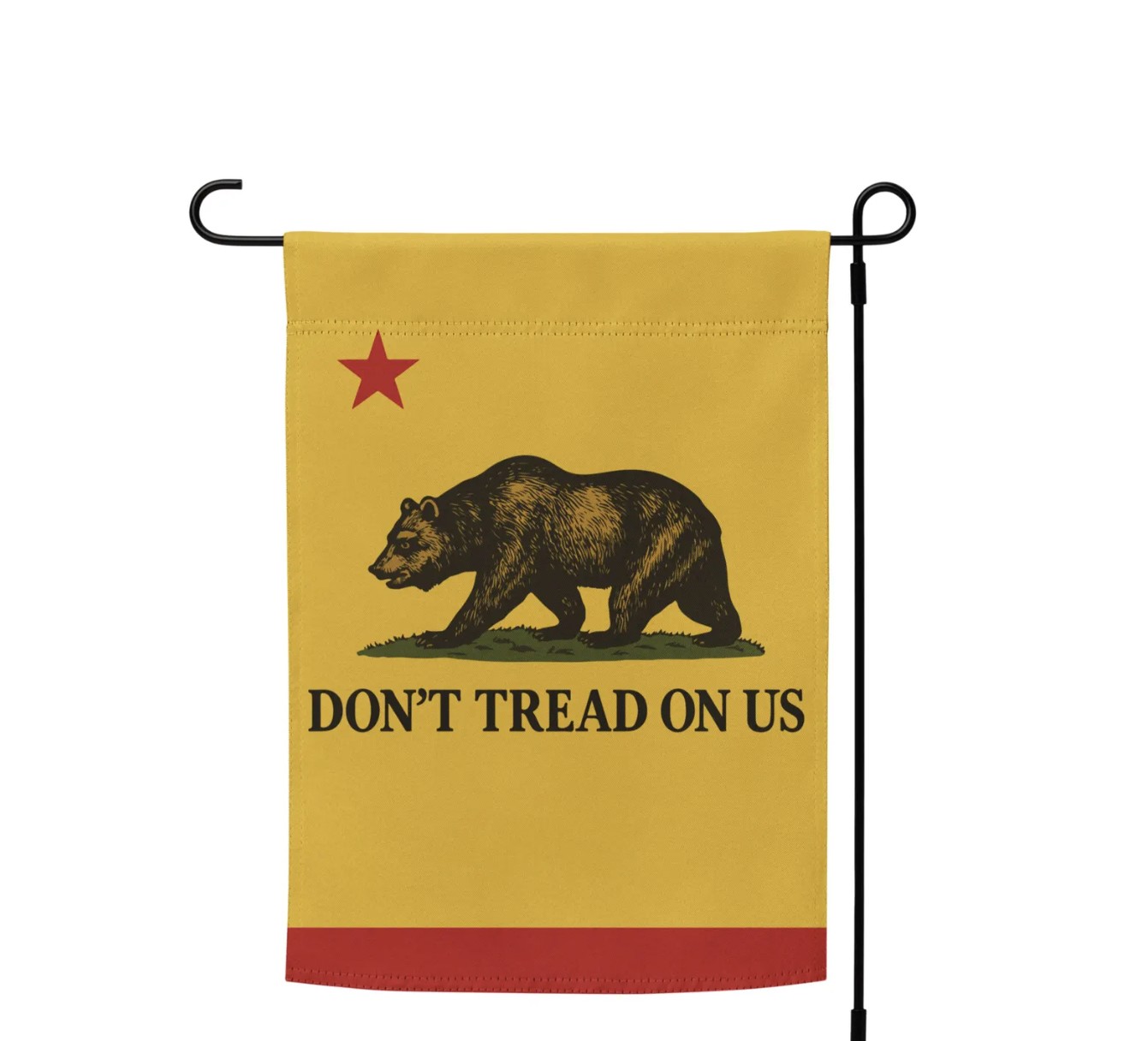 California Bear Flag, Roaring Bear Garden Flag