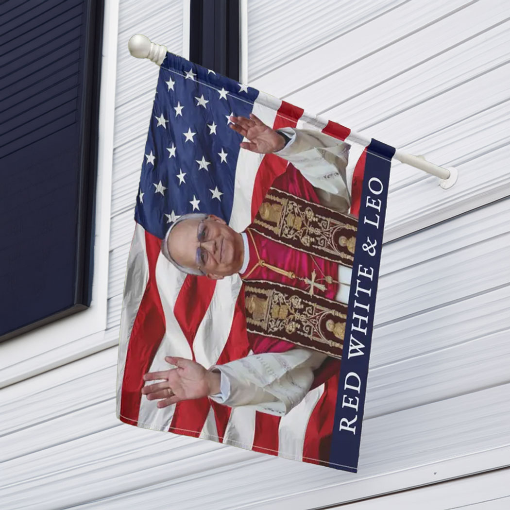 Catholic Patriotic Flag, Vatican Americana Decor