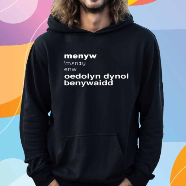 Cathy Larkman Menyw Definition Oedolyn Dynol Benywaidd Shirt