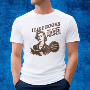 Cauldron Stressed I Like Books And Maybe Three People T-Shirt