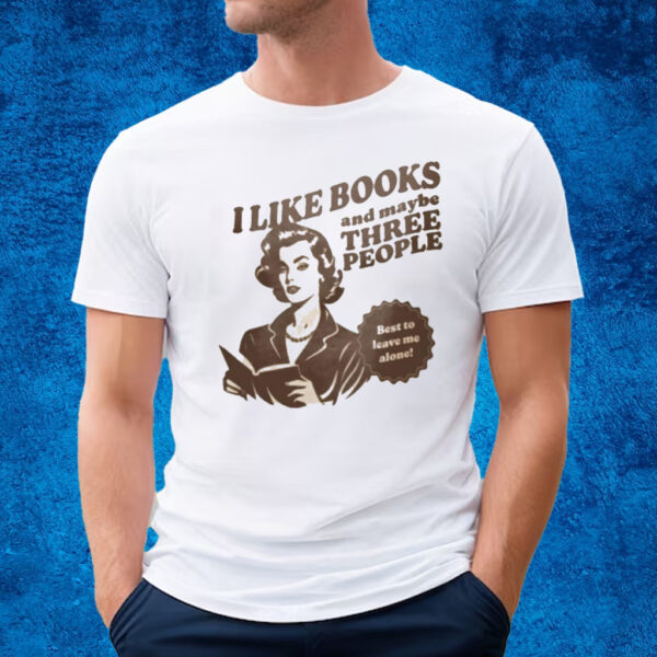 Cauldron Stressed I Like Books And Maybe Three People T-Shirt