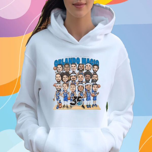 Celebrating 35 Years Of Magic Basketball Orlando Magic T-Shirt Hoodie