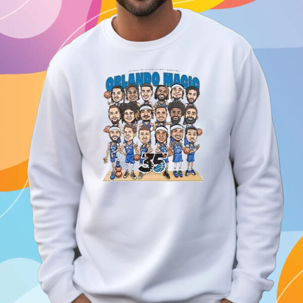 Celebrating 35 Years Of Magic Basketball Orlando Magic T-Shirt Sweatshirt