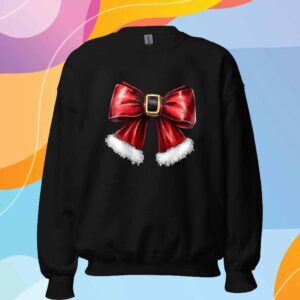 Christmas Coquette Bow T-Shirt