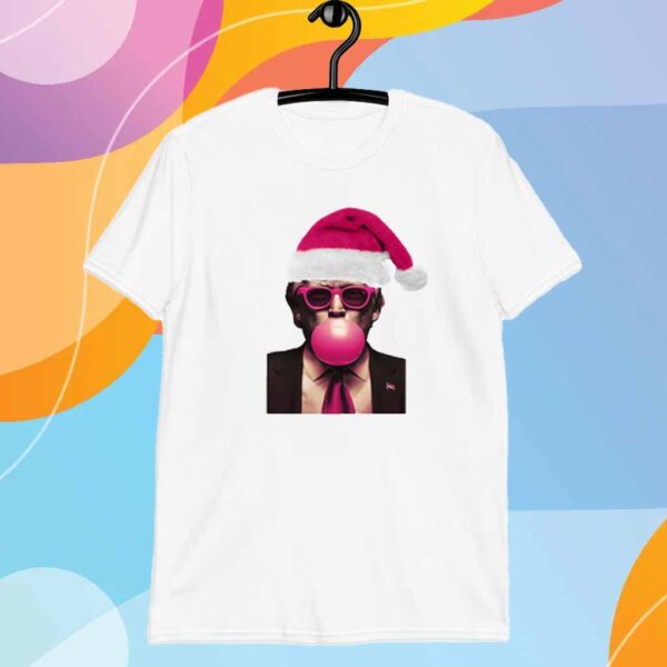 Christmas Donald Trump Bubble Gum T-Shirt