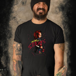 Chucky Snitches Get Stitches T-Shirt