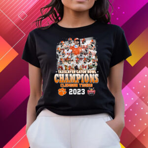 Clemson Tigers Taxslayer Gator Bowl Champions 2023 Shirts