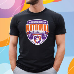 Clemson Tigers Unisex 2023 Ncaa Men’s Soccer National Champions Official Logo T-Shirt