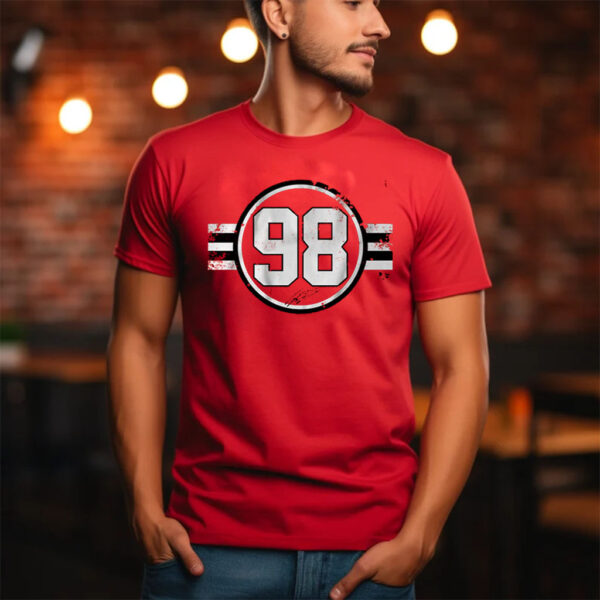 Connor Bedard 98 Chicago Hockey T-Shirt