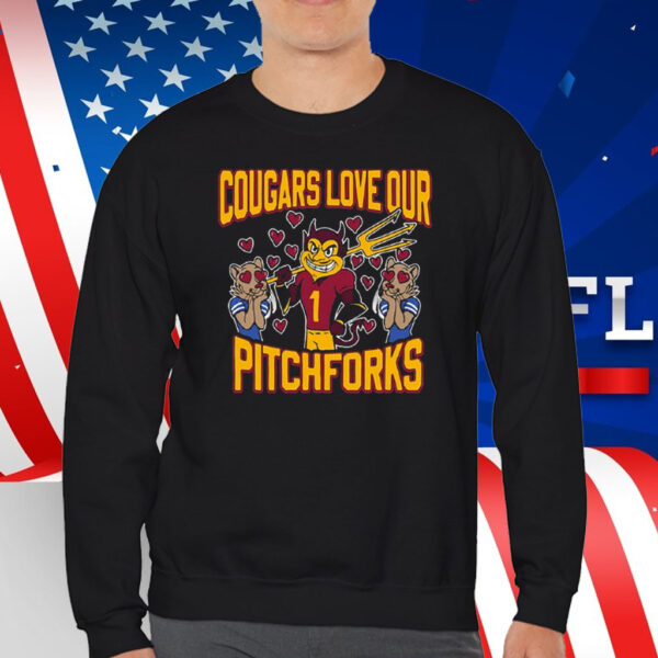 Cougars Love Our Pitchforks T-Shirt