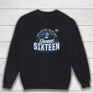 Creighton Bluejays 2024 Ncaa March Madness Sweet Sixteen Defensive Stance T-Shirt Sweatshirt