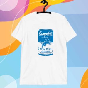 DAN CAMPBELL'S FOOTBALL SOUP CAN T-SHIRT