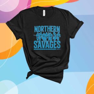DETROIT FOOTBALL NORTHERN SAVAGES T-SHIRT