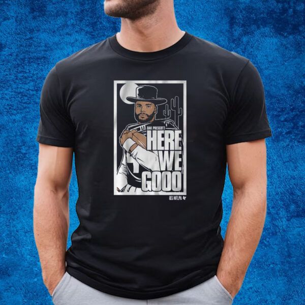 Dak Prescott Here We Go Poster T-Shirt