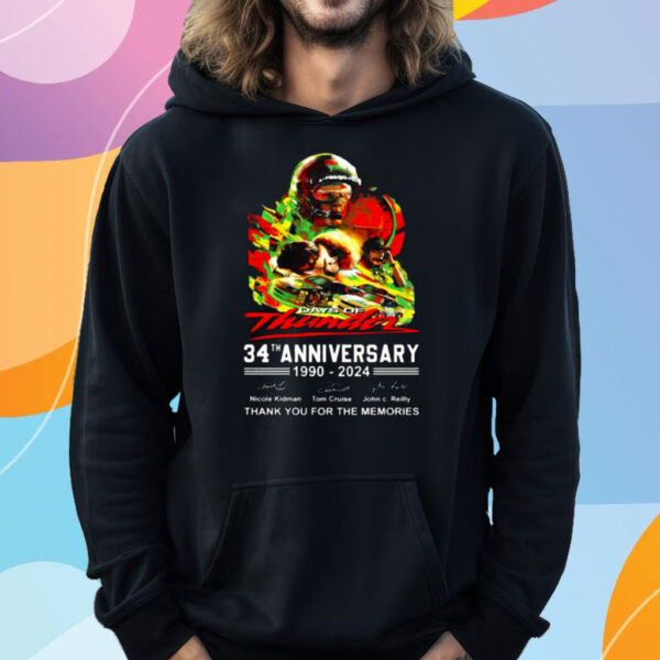 Days Of Thunder 34th Anniversary 1990 – 2024 Thank You For The Memories T-Shirt Hoodie