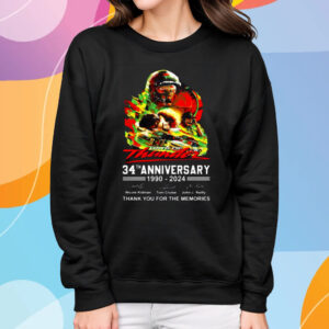 Days Of Thunder 34th Anniversary 1990 – 2024 Thank You For The Memories T-Shirt Sweatshirt