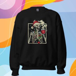 Dead Inside Skeleton Christmas Shirt