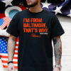 Derik Queen I'm from Baltimore Shirts