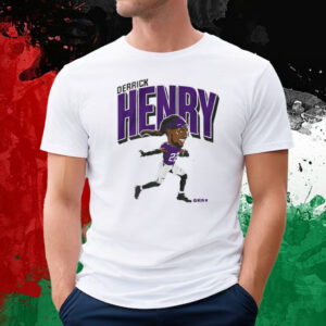 Derrick Henry Baltimore Caricature T-Shirt