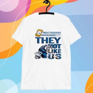 Detroit Lions Mustard They Not Like Us T-Shirt