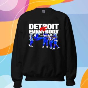 Detroit Lions Vs Everybody Team T-Shirt