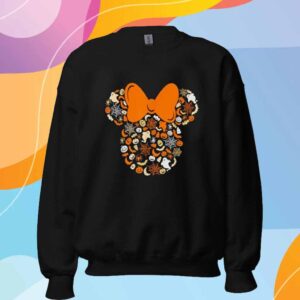 Disney Minnie Mouse Halloween Ghosts Pumpkins Spiders Shirt