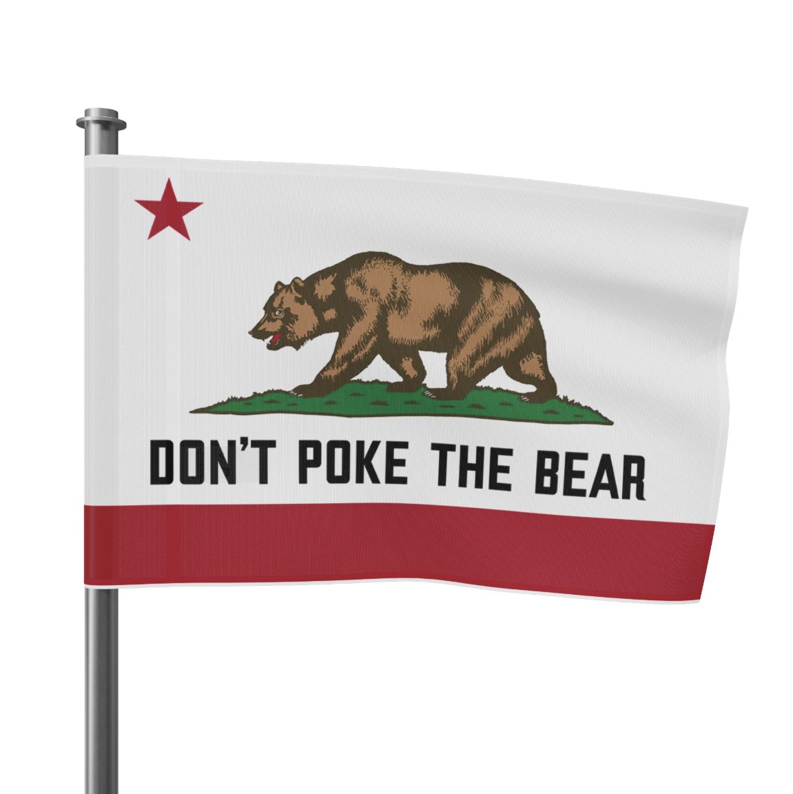 Don’t Poke The Bear California 2025 Flag