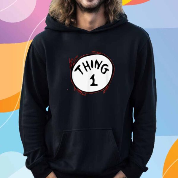 Dr Seuss Thing 1 Emblem Shirt