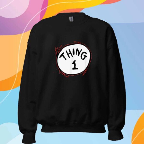 Dr Seuss Thing 1 Emblem Shirt