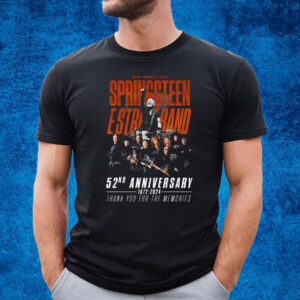 E Street Band And Bruce Springsteen 52 Years Of Memories T-Shirt