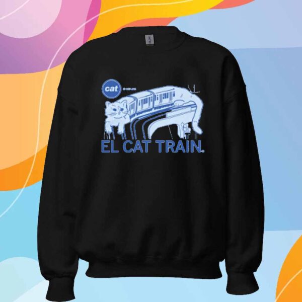 EL CAT TRAIN HEAVYWEIGHT SHIRT