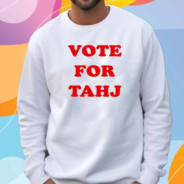 Efren Ramirez Wearing Vote For Tahj Shirt