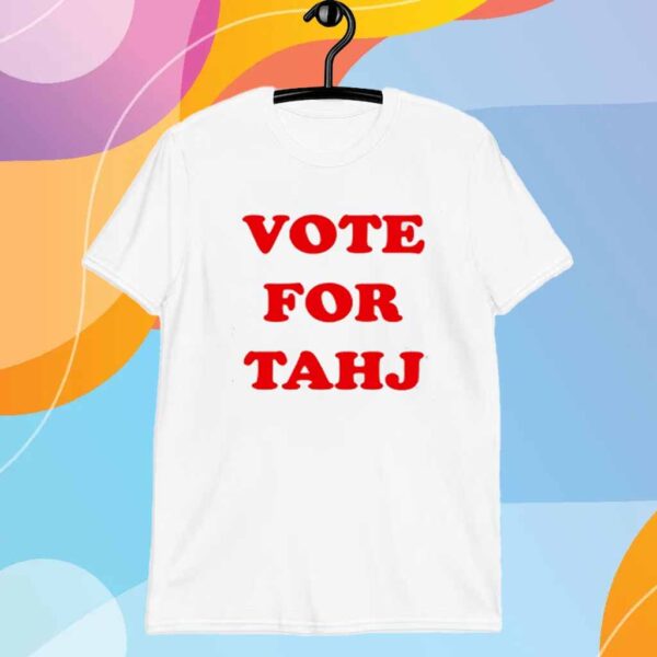 Efren Ramirez Wearing Vote For Tahj Shirt