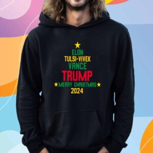 Elon Tulsi-Vivek Vance Trump Merry Christmas 2024 Shirt