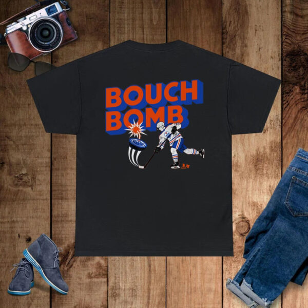 Evan Bouchard Edmonton Oilers Bouch Bomb T-Shirt