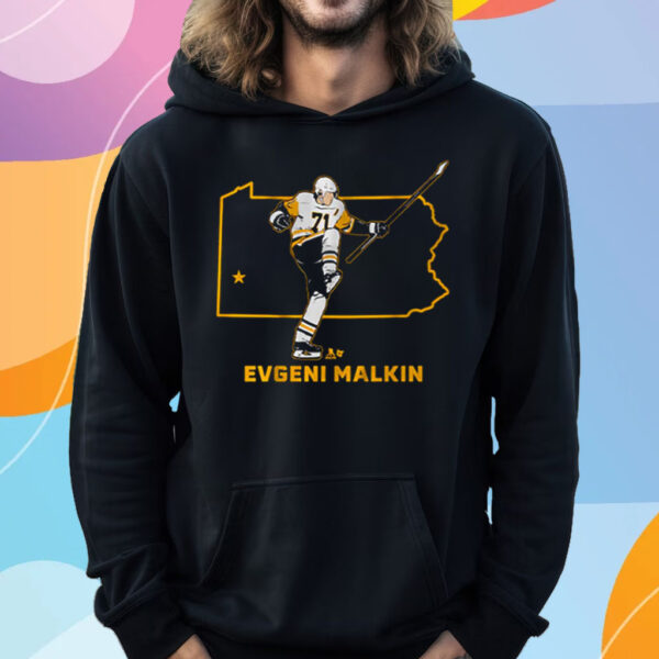 Evgeni Malkin State Star T-Shirt Hoodie