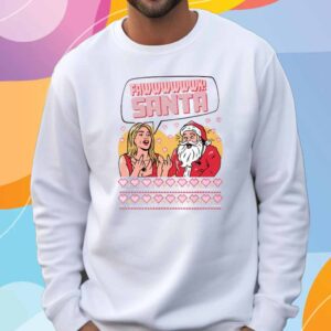 FAWWWK SANTA UGLY SWEATER T-SHIRT